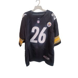 Nike Pittsburgh Steelers LeVeon Bell 26 Jersey Mens 48 Black NFL On Field